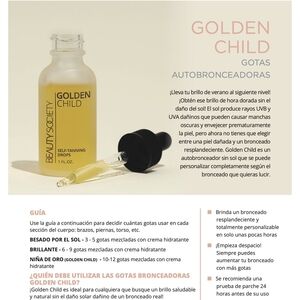 Golden Child Self-Tanning Drops - Gold